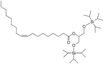 1,3-O-Bis(triisopropylsilyl) 2-Oleoyl Glycerol-d5 Struktur