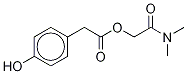 4-Hydroxy Benzeneacetic Acid 2-(DiMethylaMino-d6)-2-oxoethyl Ester Struktur