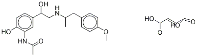 N-DeforMyl-N-acetyl ForMoterol FuMarate 
(Mixture of DiastereoMers) Struktur