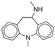 10,11-Dihydro-5-(Methyl-d3)-10-5H-Dibenz[b,f]azepine Struktur