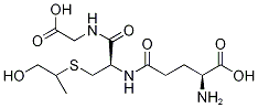 S-(1-Methyl-2-hydroxyethyl)glutathione-d6 Struktur