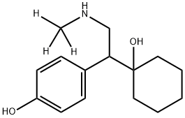 D,L N,O-Didesmethylvenlafaxine-d3 Struktur