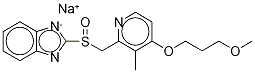 Rabeprazole-d3 Sodium Salt Struktur