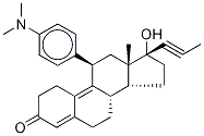 Mifepristone-d3 Struktur