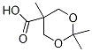 2,2,5-Trimethyl-1,3-dioxane-5-carboxylic Acid-d3 Struktur