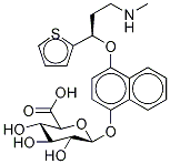 4-Hydroxy Duloxetine-d6 β-D-Glucuronide Struktur