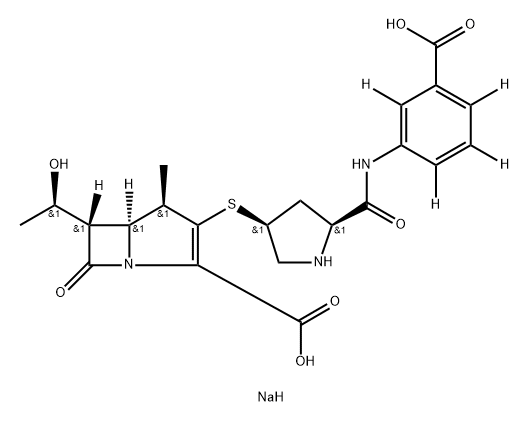 Ertapenem-d4 Disodium Struktur