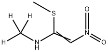 N-Methyl-1-(methylthio)-2-nitroethenamine-d3 Struktur