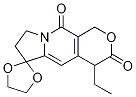 4'-Ethyl-7',8'-dihydro-spiro[1,3-dioxolane-2,6'(3'H)-[1H]pyrano[3,4-f]indolizine]-3',10'(4'H)-dione-d5 Struktur