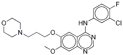 Gefitinib O-Methyl-D3 Struktur