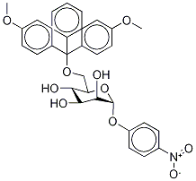 4-Nitrophenyl 6-O-Dimethoxytrityl-α-D-mannopyranoside Struktur