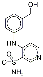 4-[(3-Hydroxymethylphenyl)amino]-3-pyridine-sulfonamide Struktur