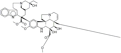 N-DesforMyl-4-desacetyl Vincristine Disulfate Salt Struktur