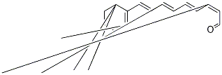 13-cis-Retinal-14,15-13C2 Struktur