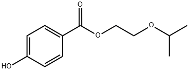 2-Isopropoxyethyl 4-Hydroxybenzoate Struktur