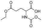 N-(Methoxycarbonyl)-D,L-glutaMic Acid 5-Ethyl Ester Struktur