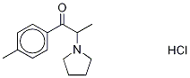 4'-Methoxy-α-pyrrolidinopropiophenone-d8 Hydrochloride Struktur