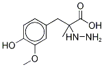 α-Hydrazino-4-hydroxy-3-Methoxy-α-MethylhydrocinnaMic Acid-d5 Struktur