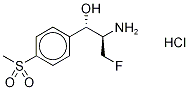 (αS)-α-[(1R)-1-ΑMino-2-fluoroethyl]-4-(Methylsulfonyl)benzeneMethanol Hydrochloride Struktur