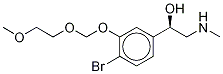 4-Bromo Phenylephrine 3-O-(2-Methoxyethoxymethyl) Ether Struktur