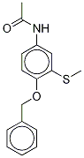 O-Benzyl-S-(methyl-D3)-3-thioacetaminophen Struktur