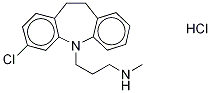 N-Desmethyl Clomipramine-d3 Hydrochloride Struktur