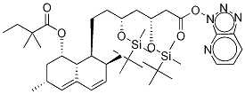 3,5-Bis(tert-butyldimethylsilyl) Simvastatin Hydroxy Acid 7-Azabenzotriazole Ester Struktur