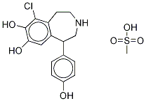 Fenoldopam-d4 Mesylate Struktur