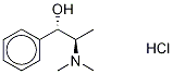 rac-Methyl Ephedrine-d3 Hydrochloride Struktur