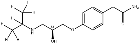 (S)-Atenolol-d7 Struktur