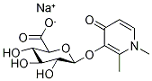 Deferiprone 3-O-β-D-Glucuronide SodiuM Salt Struktur