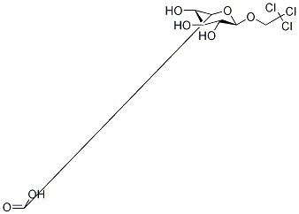 Trichloroethyl-13C2,d2 β-D-Glucuronide Struktur