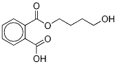 1,2-Benzenedicarboxylic Acid-d4 1-(4-Hydroxybutyl) Ester Struktur