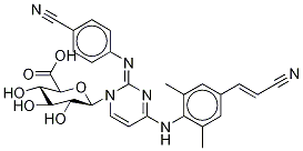 Rilpivirine N-Glucuronide Struktur