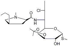 3,4-O-Isopropylidene 7-Epi Clindamycin Struktur