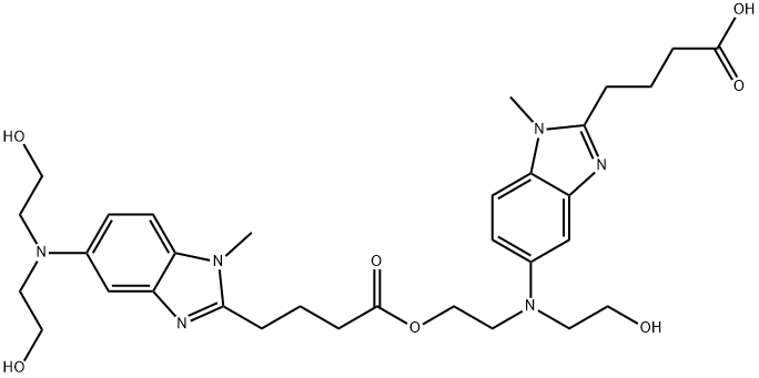 Bendamustine Deschloro Dimer Impurity Struktur