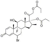 6-Bromo-betamethasone 17,21-Dipropionate Struktur