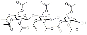 D-CELLOPENTOSE HEXADECAACETATE Struktur