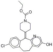 4-(8-Chloro-5,6-dihydro-3-hydroxy-11H-benzo[5,6]cyclohepta[1,2-b]pyridin-11-ylidene)-1-piperidine-d4-carboxylic Acid Ethyl Ester Struktur