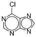 6-Chloropurine-13C2,15N Struktur