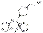 Quetiapine Hydroxy Impurity-d8 Struktur