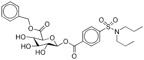 Probenecid Acyl β-D-Glucuronide Benzyl Ester Struktur