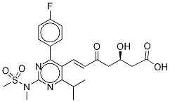 5-Oxo Rosuvastatin Struktur