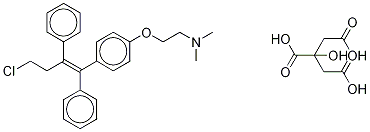 Toremifene-d6 Citrate Struktur