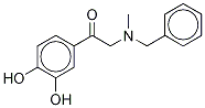 2-(BenzylMethylaMino)-3',4'-dihydroxyacetophenone-d3 Struktur