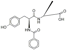 N-(N-Benzoyl-L-tyrosyl)-L-alanine-13C6 Struktur