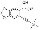 6-[2(TriMethylsilyl)-1-ethynyl]-1,3-benzodioxole-5-vinylMethanol Struktur