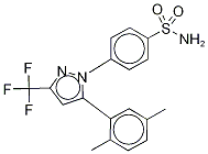 2,5-DiMethyl Celecoxib-d4 Struktur