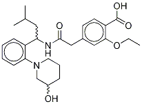 3'-Hydroxy Repaglinide-d5
(Mixture of DiastereoMers) Struktur