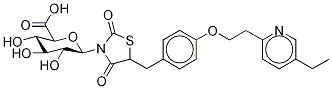 Pioglitazone-d4 N-β-D-Glucuronide Struktur